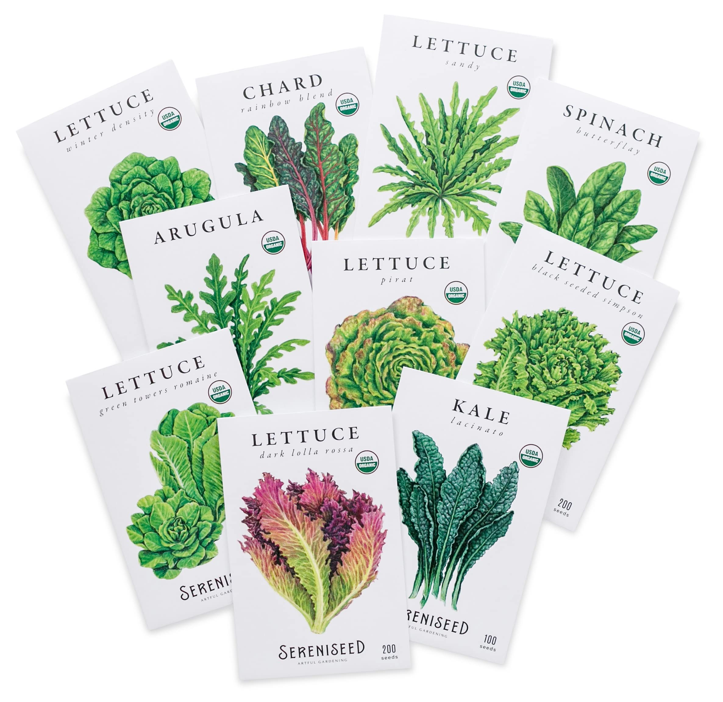 Amazon.com : Sereniseed Certified Organic Leafy Greens
